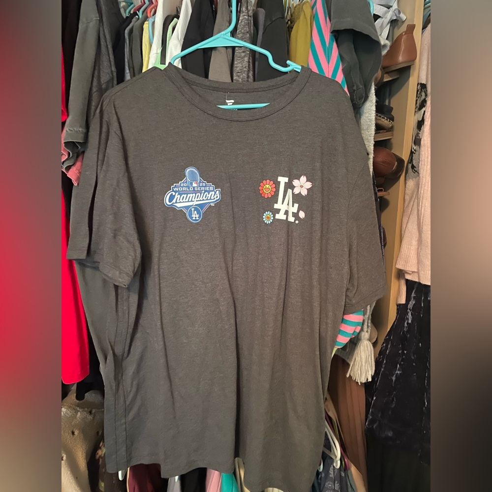 Fanatics x Takashi Murakami x Los Angeles Dodgers World Series 2025 Champs Shirt